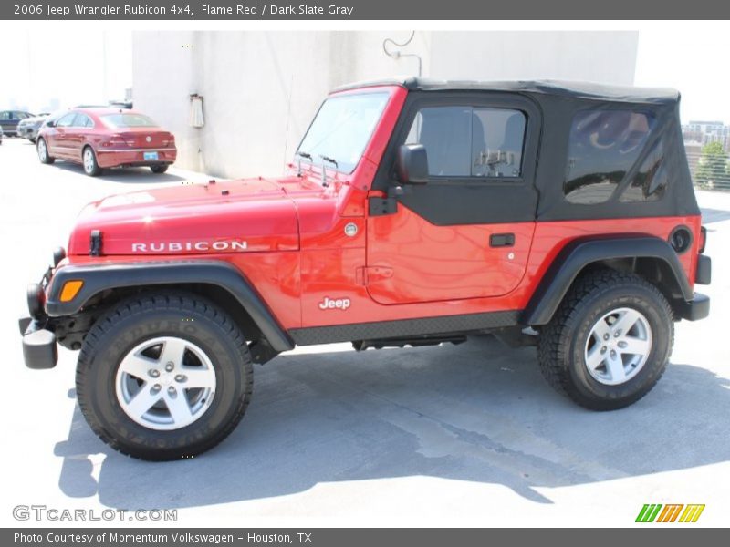 Flame Red / Dark Slate Gray 2006 Jeep Wrangler Rubicon 4x4