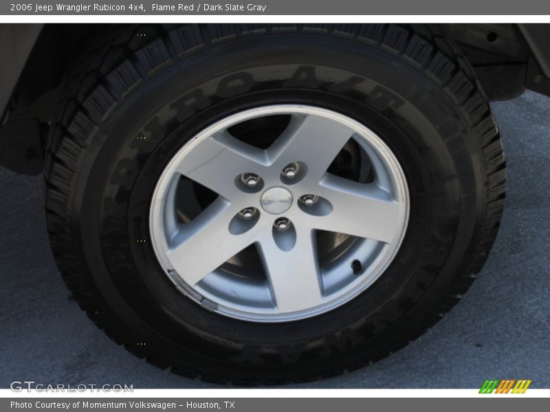 Flame Red / Dark Slate Gray 2006 Jeep Wrangler Rubicon 4x4