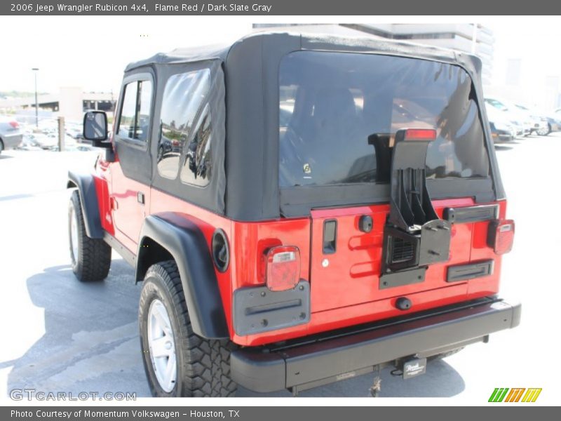 Flame Red / Dark Slate Gray 2006 Jeep Wrangler Rubicon 4x4