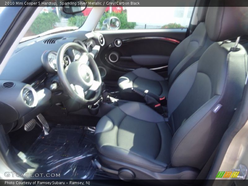 Sparkling Silver Metallic / Grey/Carbon Black 2010 Mini Cooper S Hardtop