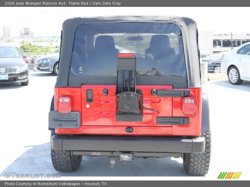 Flame Red / Dark Slate Gray 2006 Jeep Wrangler Rubicon 4x4