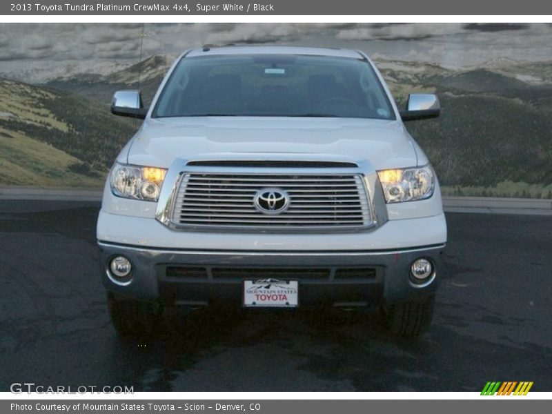 Super White / Black 2013 Toyota Tundra Platinum CrewMax 4x4