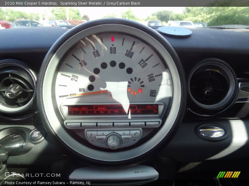 Sparkling Silver Metallic / Grey/Carbon Black 2010 Mini Cooper S Hardtop
