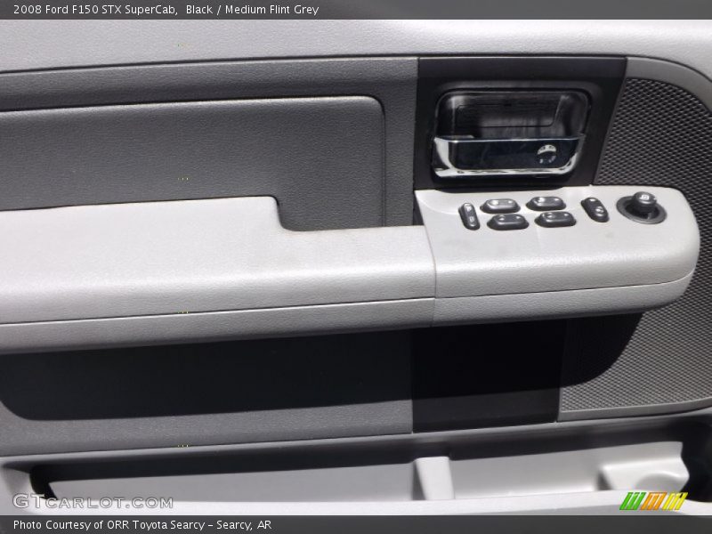 Black / Medium Flint Grey 2008 Ford F150 STX SuperCab