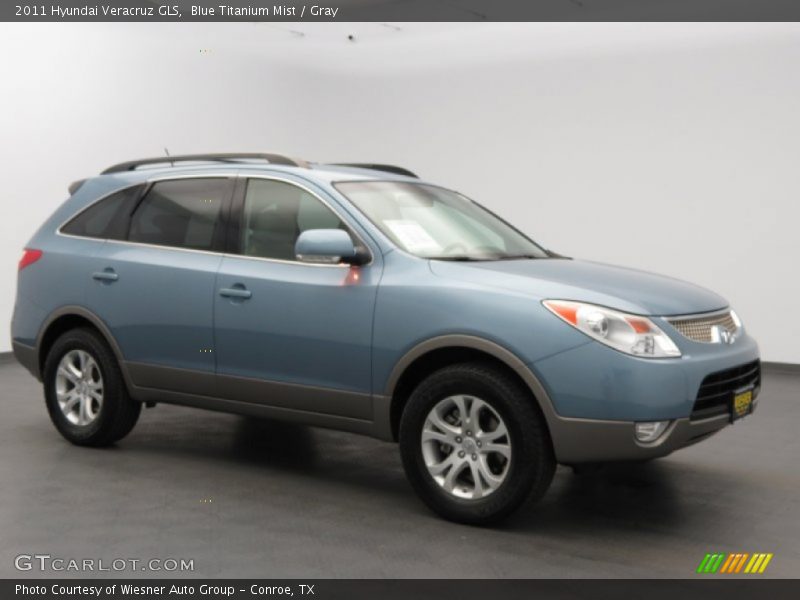 Blue Titanium Mist / Gray 2011 Hyundai Veracruz GLS