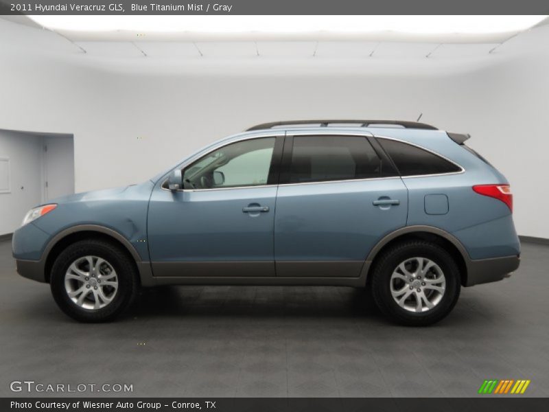 Blue Titanium Mist / Gray 2011 Hyundai Veracruz GLS