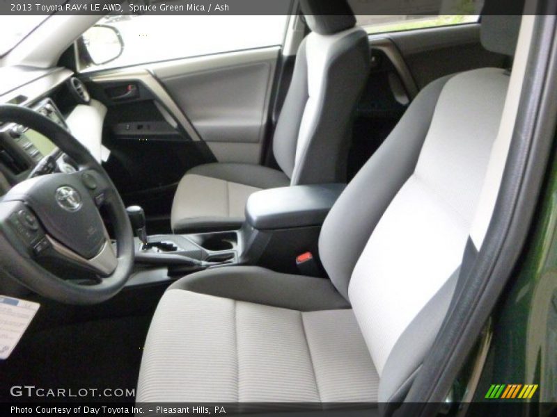 Spruce Green Mica / Ash 2013 Toyota RAV4 LE AWD