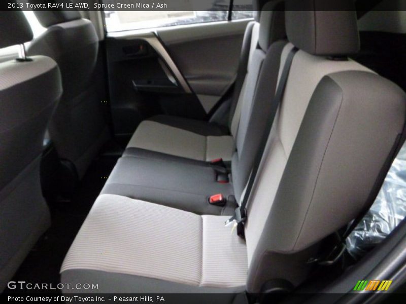 Spruce Green Mica / Ash 2013 Toyota RAV4 LE AWD