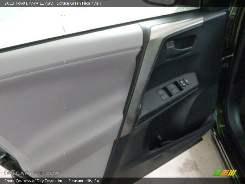 Spruce Green Mica / Ash 2013 Toyota RAV4 LE AWD