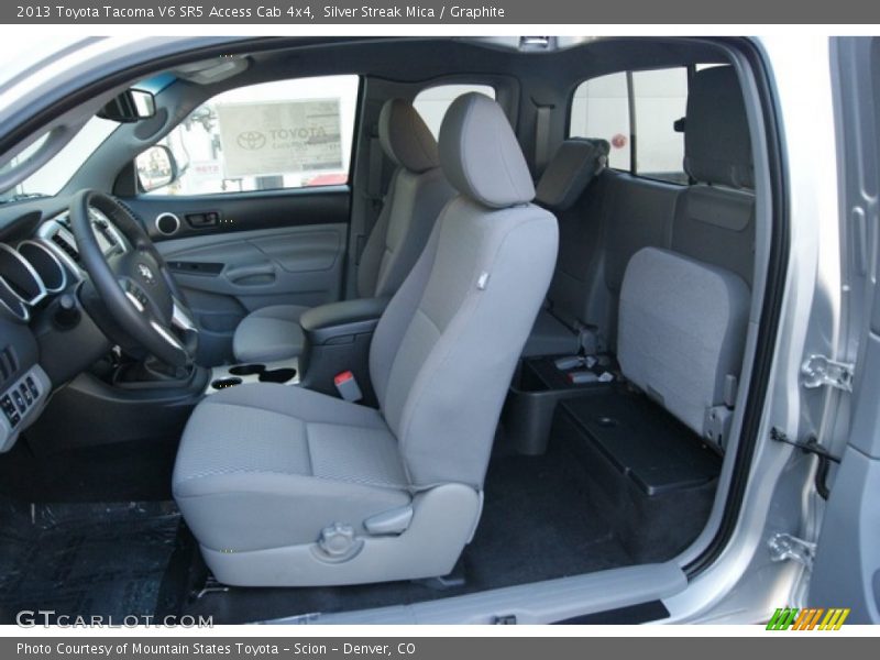 Silver Streak Mica / Graphite 2013 Toyota Tacoma V6 SR5 Access Cab 4x4