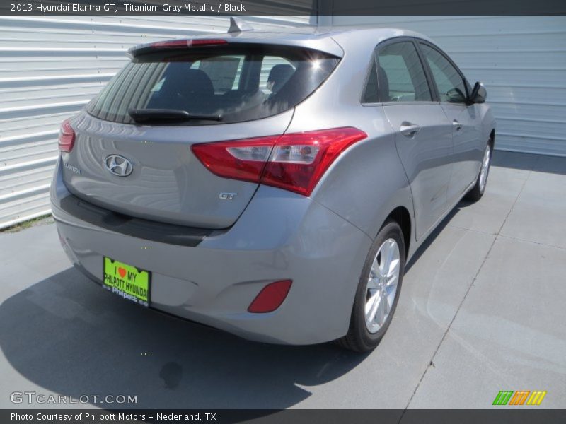 Titanium Gray Metallic / Black 2013 Hyundai Elantra GT