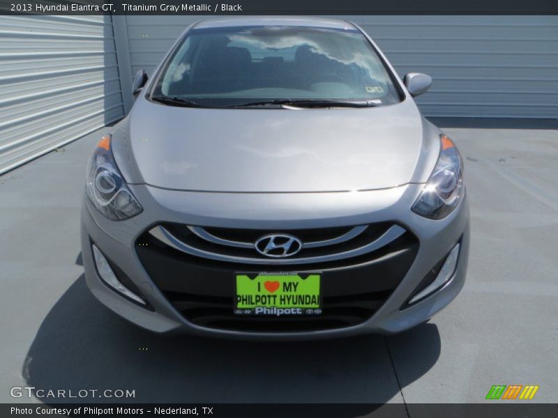Titanium Gray Metallic / Black 2013 Hyundai Elantra GT