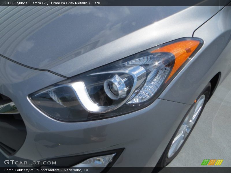 Titanium Gray Metallic / Black 2013 Hyundai Elantra GT