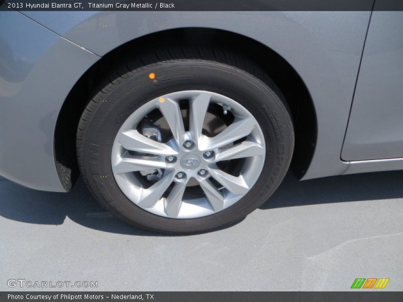 Titanium Gray Metallic / Black 2013 Hyundai Elantra GT