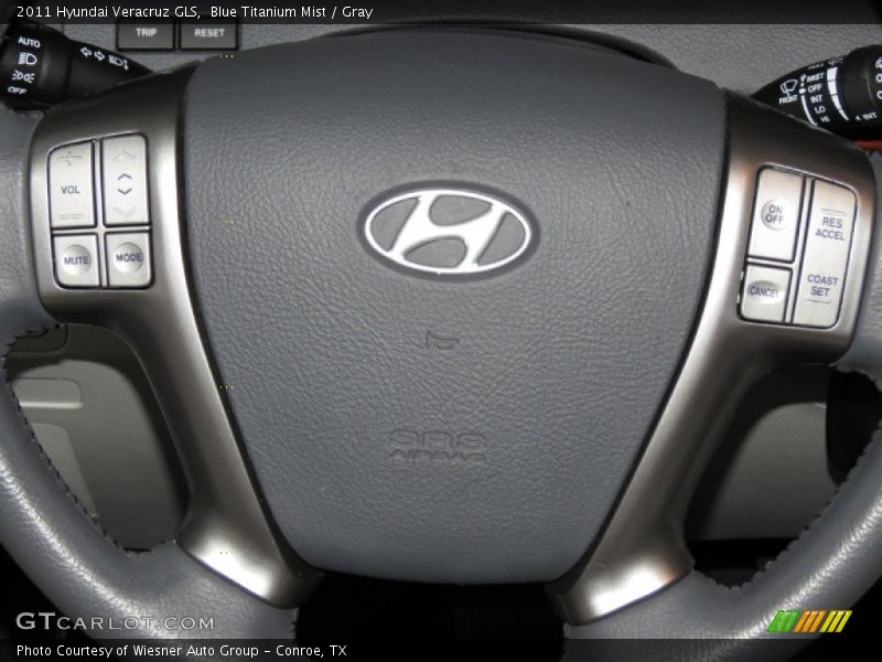 Blue Titanium Mist / Gray 2011 Hyundai Veracruz GLS