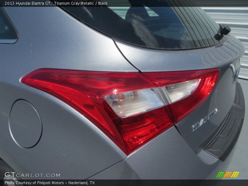 Titanium Gray Metallic / Black 2013 Hyundai Elantra GT
