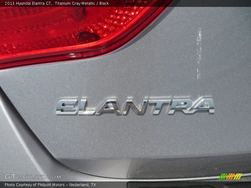 Titanium Gray Metallic / Black 2013 Hyundai Elantra GT