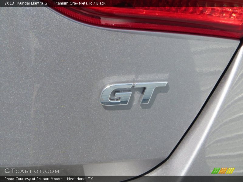 Titanium Gray Metallic / Black 2013 Hyundai Elantra GT