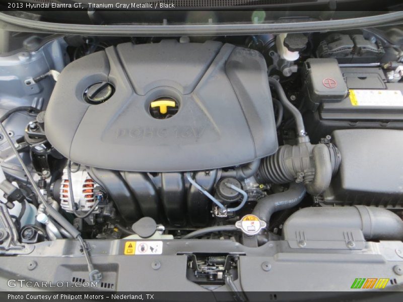 Titanium Gray Metallic / Black 2013 Hyundai Elantra GT