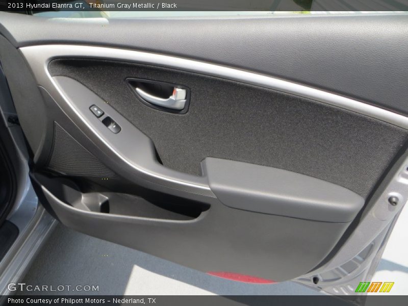 Titanium Gray Metallic / Black 2013 Hyundai Elantra GT