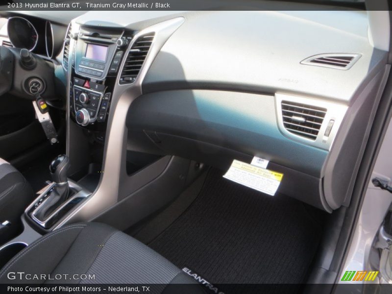Titanium Gray Metallic / Black 2013 Hyundai Elantra GT