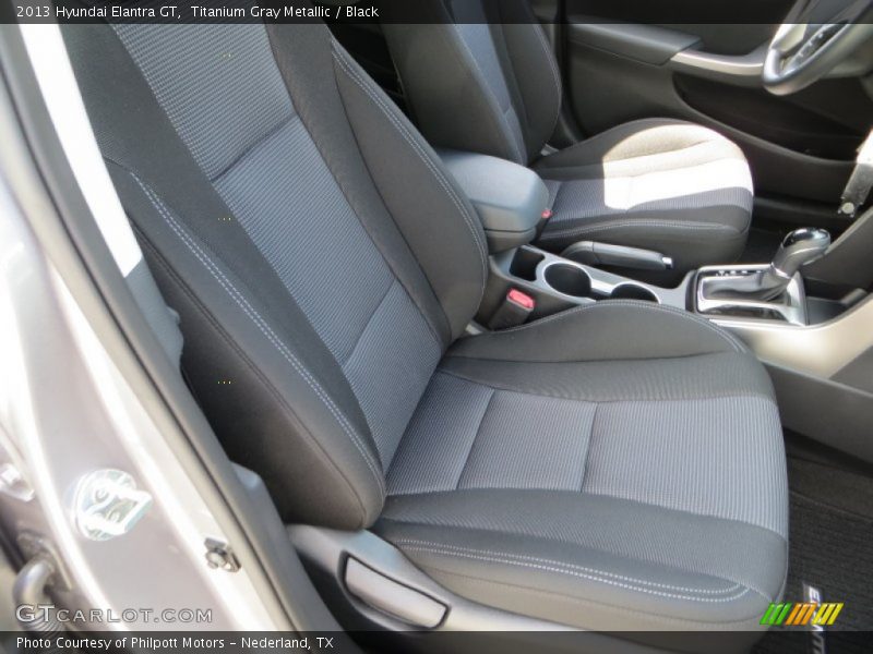 Titanium Gray Metallic / Black 2013 Hyundai Elantra GT