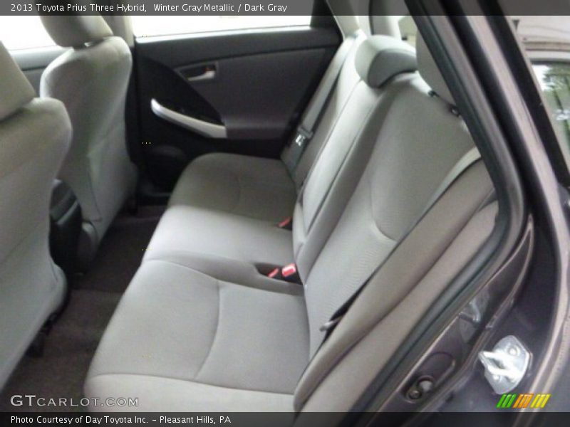 Winter Gray Metallic / Dark Gray 2013 Toyota Prius Three Hybrid