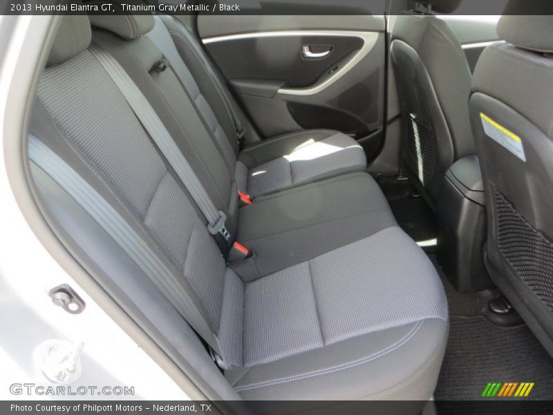 Titanium Gray Metallic / Black 2013 Hyundai Elantra GT