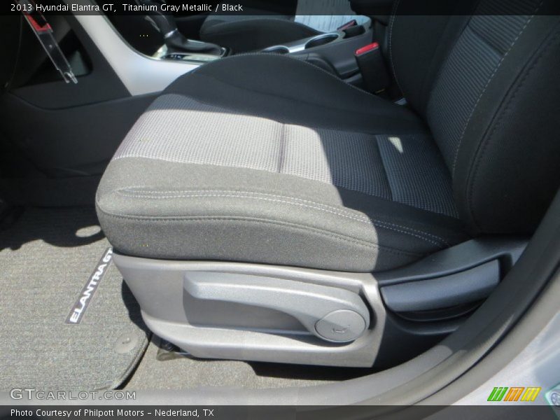 Titanium Gray Metallic / Black 2013 Hyundai Elantra GT