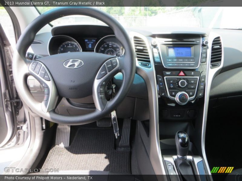 Titanium Gray Metallic / Black 2013 Hyundai Elantra GT