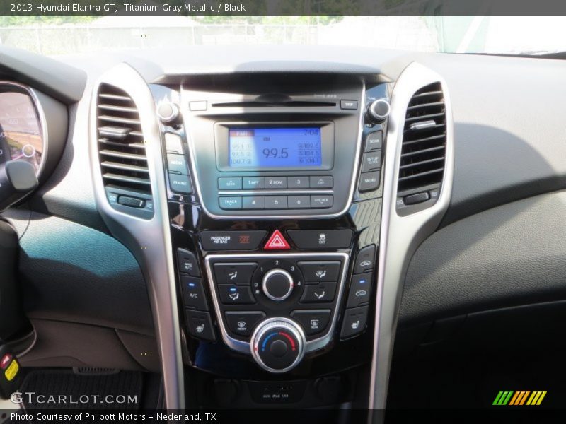 Titanium Gray Metallic / Black 2013 Hyundai Elantra GT