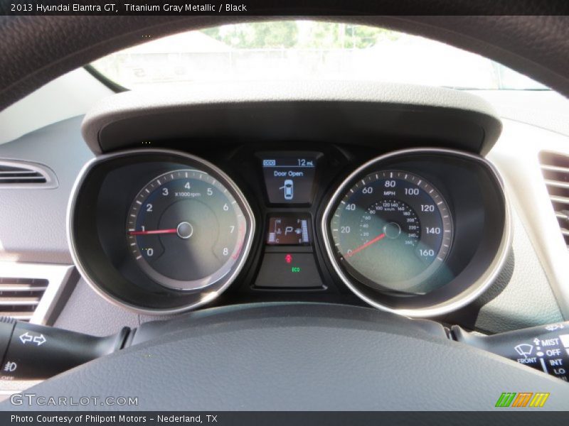 Titanium Gray Metallic / Black 2013 Hyundai Elantra GT