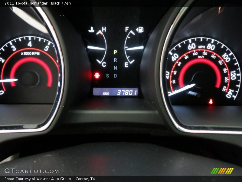 Black / Ash 2011 Toyota Highlander