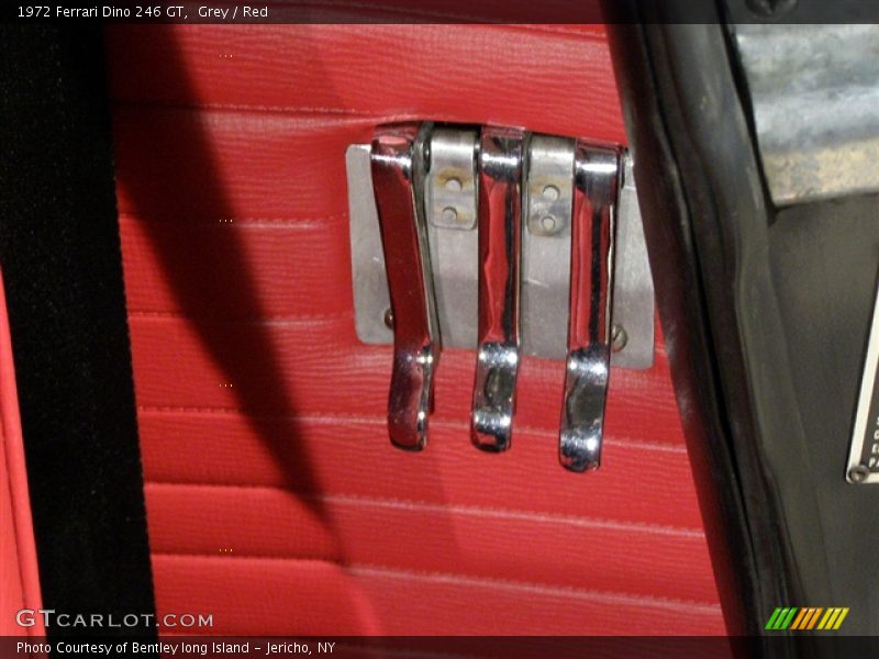 Controls of 1972 Dino 246 GT