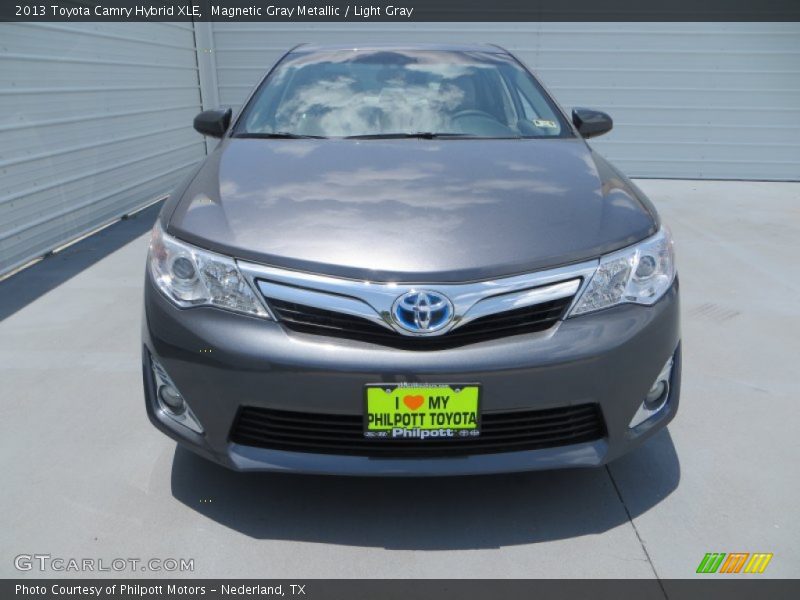 Magnetic Gray Metallic / Light Gray 2013 Toyota Camry Hybrid XLE