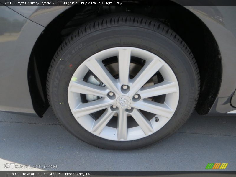 Magnetic Gray Metallic / Light Gray 2013 Toyota Camry Hybrid XLE