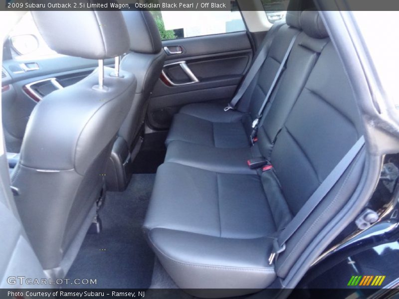 Obsidian Black Pearl / Off Black 2009 Subaru Outback 2.5i Limited Wagon