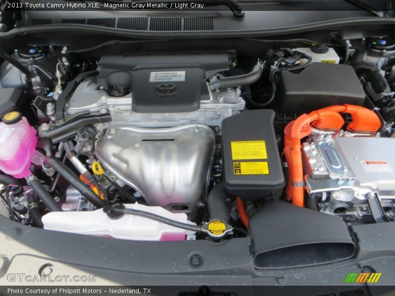 Magnetic Gray Metallic / Light Gray 2013 Toyota Camry Hybrid XLE