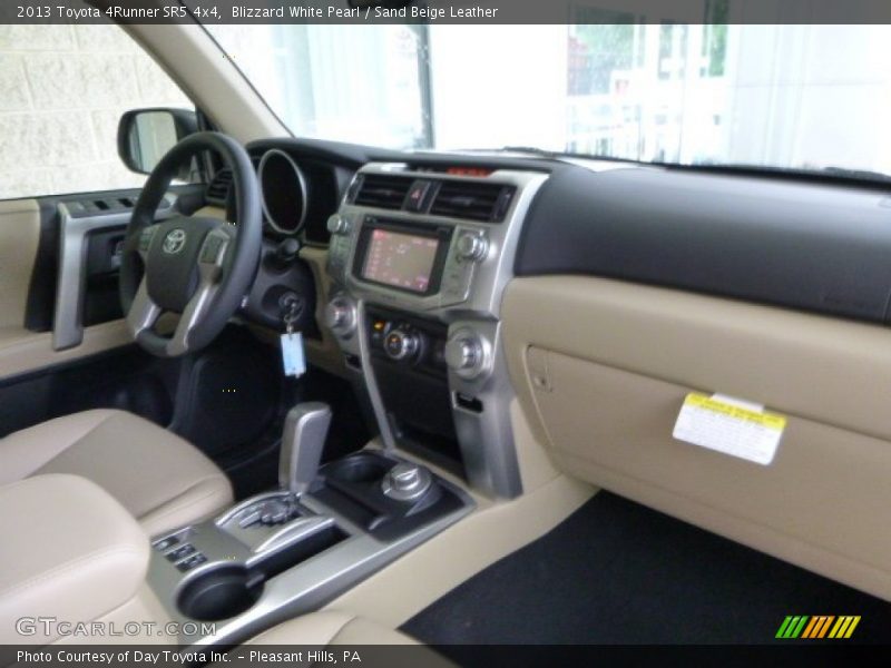 Blizzard White Pearl / Sand Beige Leather 2013 Toyota 4Runner SR5 4x4
