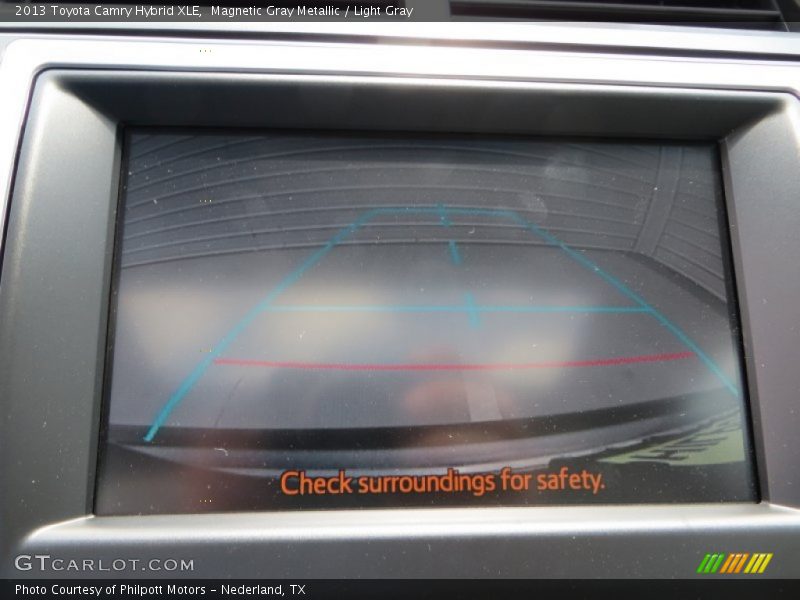 Magnetic Gray Metallic / Light Gray 2013 Toyota Camry Hybrid XLE