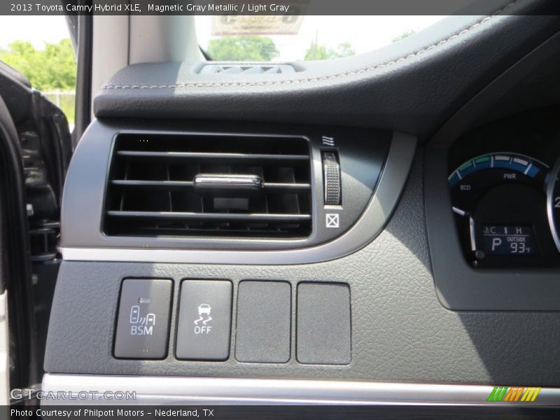 Magnetic Gray Metallic / Light Gray 2013 Toyota Camry Hybrid XLE