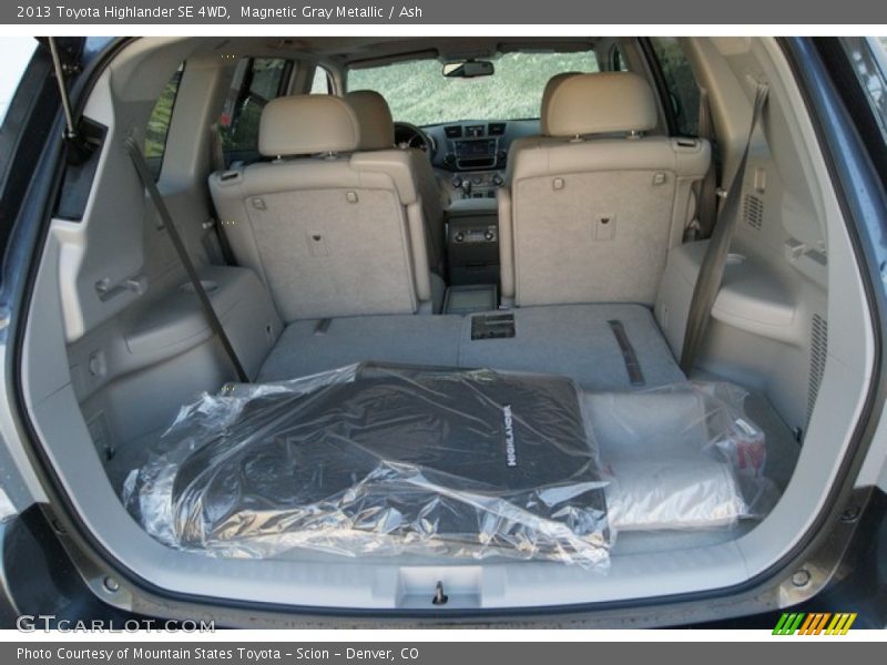 Magnetic Gray Metallic / Ash 2013 Toyota Highlander SE 4WD