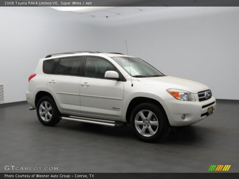 Super White / Ash 2008 Toyota RAV4 Limited V6