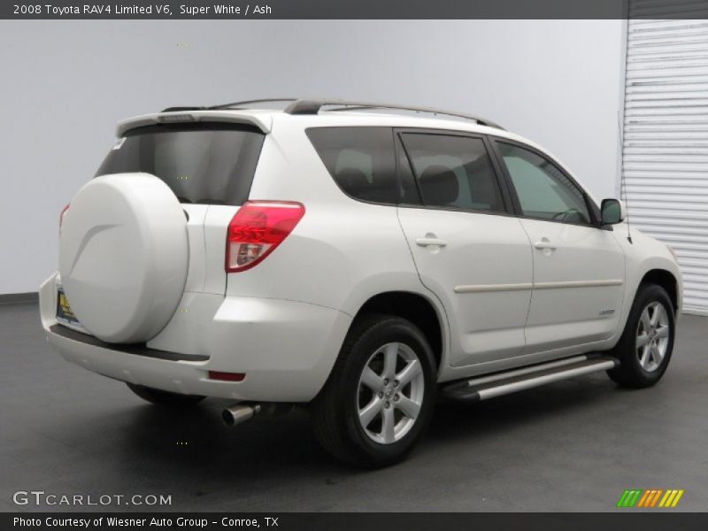 Super White / Ash 2008 Toyota RAV4 Limited V6