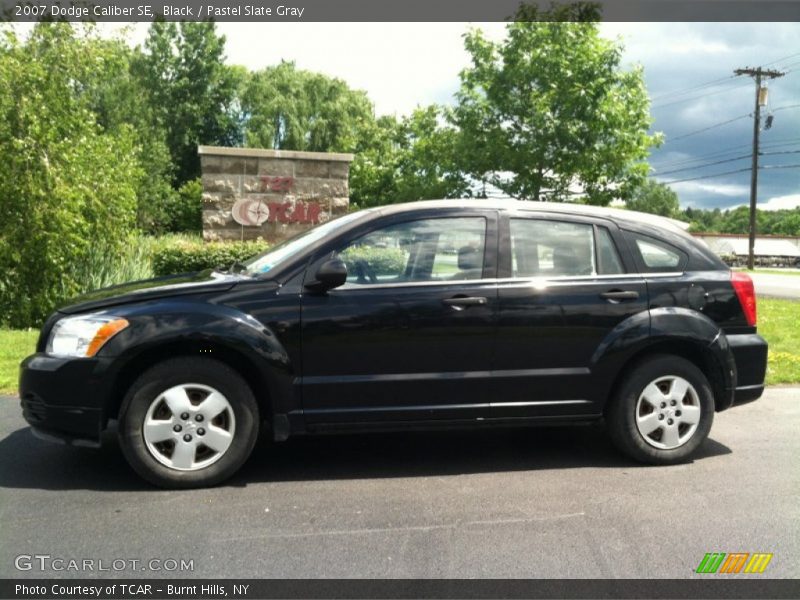 Black / Pastel Slate Gray 2007 Dodge Caliber SE