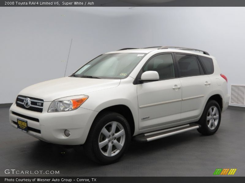 Super White / Ash 2008 Toyota RAV4 Limited V6