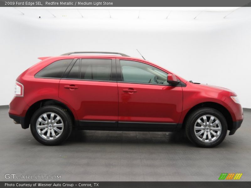 Redfire Metallic / Medium Light Stone 2009 Ford Edge SEL