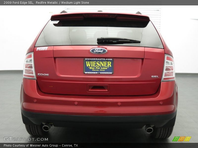 Redfire Metallic / Medium Light Stone 2009 Ford Edge SEL