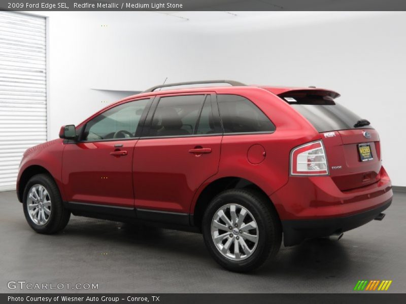 Redfire Metallic / Medium Light Stone 2009 Ford Edge SEL