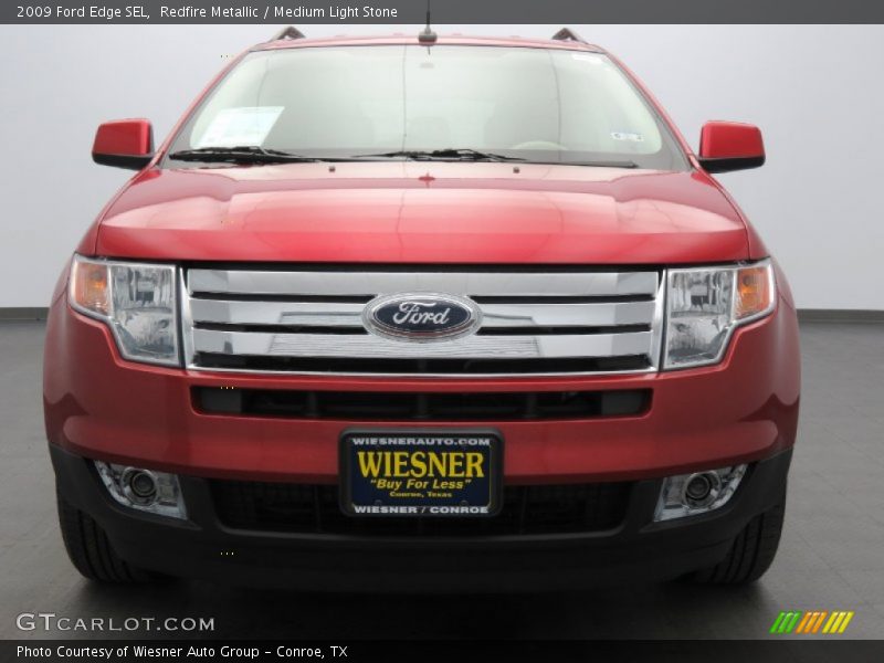 Redfire Metallic / Medium Light Stone 2009 Ford Edge SEL